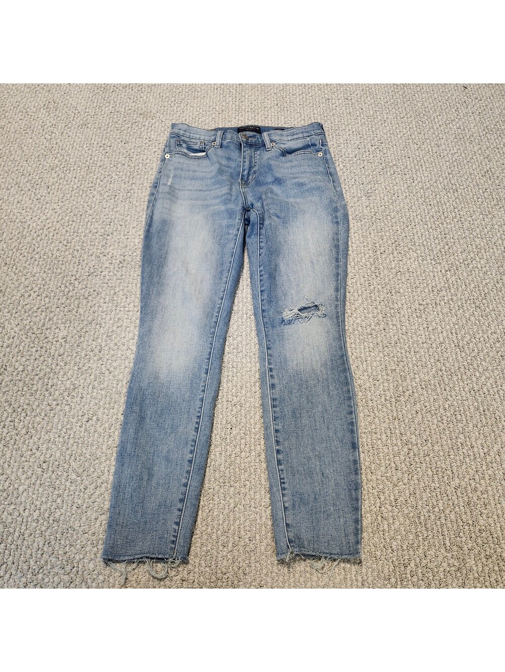 Lucky Brand Mid Rise Skinny Ankle Jeans Size 6/28 Light Wash